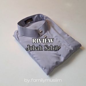 Jubah Pria Sabit Kain Katun Premium: Gamis Muslim Laki Aki Remaja Lengan Panjang Kancing Snap