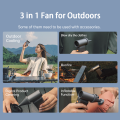 JisuLife Portable Fan Ultra 1 9000mAh Rechargeable With Air Duster Function Mini Fan With 1-100 Speeds LED Display Outdoor Camping. 