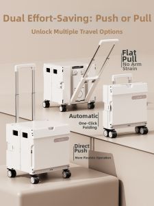 Enjoy | Foldable Portable Storage Cart with Wheels