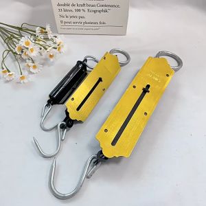 12kg/25kg/50kg Metal Spring Scale Pocket Scale Portable Hanging Scale Load Scale Up To 100kg