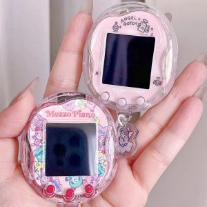 Hot Sanrio Tamagotchi Uni Faceplate Silicone Protective Film Kawai Sticker Cute Angel Gotch Tamagotchi Ornament Protective Cover