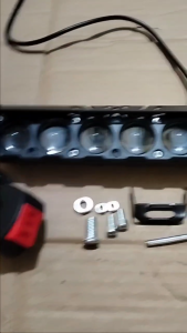 PAKET LAMPU TEMBAK LASER SQL 6 MATA DEVIL ICE BLUE + SAKLAR ON ON OF / LAMPU LED  LAMPU LED DUAL COLOR BAHAN BODY BESI