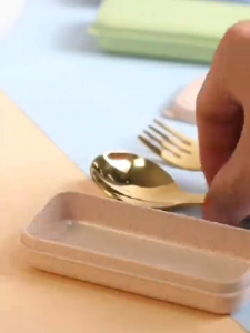 High-quality materials multi-purpose and portable MINI Portable Spoon Fork Short Handle