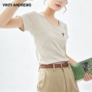 V-neck Short Sleeve Stylish Summer T-shirt