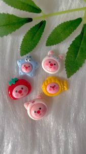 [FREE SHIP] Crocs Jibbitz Sticker gắn dép Hình Hải Ly Loopy Hóa Trang Dễ thương - Có Nút Gắn