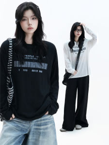 zuocisankon | Oversized Fashion Long Sleeve T-shirt