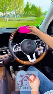 TwoL Decoration DIY Covers Accessories Car Universal Silicone Steering Wheel Elastic Glove Cover Texture Soft Multi Color Auto