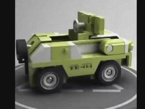 10 in3 Number  Deformation Robot Toys Assemble Building Blocks Kits Digital Robot Transform Into Car Basic