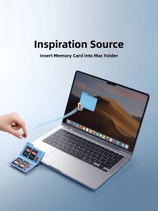 Ulanzi | High Speed Card Reader with SD/TF Cards Storage USB3.1