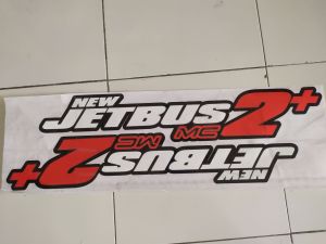 sepasang stiker jetbus