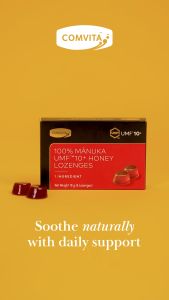 Comvita 100% Pure UMF 10+ Manuka Honey Lozenges  (3g x 6s) - Product of New Zealand