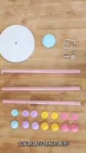 HB Coat Rack Metal Clothes Rack Cute Mushroom Colourful Hanger Multiple Hook Bedroom Drying Rack