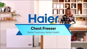 Haier 315L 6-in-1 Convertible Chest Freezer / 150h Cooling Retention / Anti-Bacterial - BD-318HEE 4 Stars WAH LEE STORE