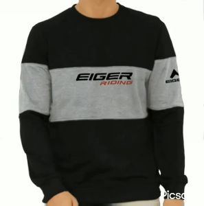 Sweater Casual Outdoor Riding Pria Dan Wanita Lengan Panjang 2 Warna