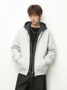 WUKONGYOUHUO | Vintage Loose Patchwork Hoodie Jacket for Couples