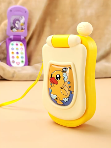 Mainan Kanak-Kanak Telefon Muzik Music Mobile Telephone Cute Early Education Learning Phone Toy Kids