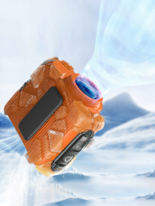 Portable Waist-Hanging Fan High-Powered Compact Outdoor Cooling Air Conditioner Rechargeable USB Digital Accessory 1307A02