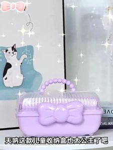 Original Korean Style Practical Hair Jewelry Organizer 3 Layers Storage Box Jewelry Storage Box