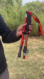 2PCS Ultralight Trekking Poles Set Foldable Telescopic Nordic Walking Sticks Portable Outdoor Gear for Camping And Hiking