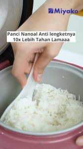 Panci Teflon Magic Com Miyako 0.6 Liter Nanoal Anti Lengket - DIJAMIN ORI!