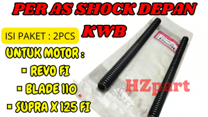 PER AS SHOCK DEPAN ISI 2PCS KODE-KWB HONDA AHM BERKUALITAS ASLI ORIGINAL 100% BERGARANSI 1BULAN ORI.