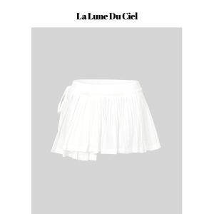 Chân Váy Giảm Eo Có Nơ Và Voan Che Mông
