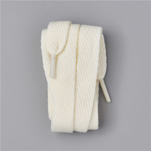 Dây Giày Thể Thao Màu Trắng Ngà Đơn Lớp Rộng 15 Inch Cho Nam Và Nữ Dây Giày Đế Bằng Họa Tiết Chéo Màu Trắng Ngà Dây Giày