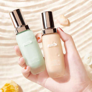 ♪Hydration Repair Cream Purple Green Adjust Skin Color Waterproof Sweat-proof No Makeup Invisible Pore Dry Skin Makeup Front Milk♕