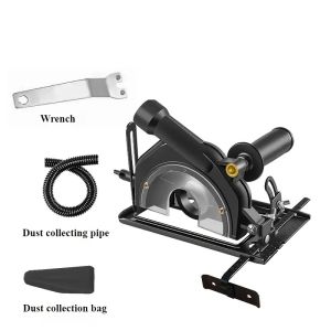 Upgraded Angle Grinder Stand Universal Fixed Grinder Holder Sliding Handle Bracket 45° Adjustable Angle Grinder Machine Base