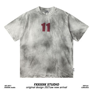 Fxk ออกแบบเองทำให้ดูเก่าแนววินเทจสไตล์อเมริกันไฮสตรีทสไตล์แอ๊บบี้สำหรับคนพิมพ์อิงค์เจ็ททำเสื้อยืดแขนสั้นสกปรกหนัก