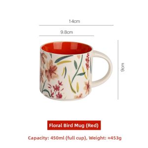 XIWUSHOUJIANG | Cartoon High-end Large Capacity Mug Student