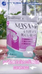 Miếng Dán Thấm Mồ Hôi Nách Masami Dân Khang Túi 10 Miếng - Loại Bỏ Mùi Hôi Nách Giữ Áo Khô Ráo Thoáng Mát