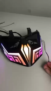 X-Case Lampu Stoplamp Vario 125 150 New Balistic Connected Rgb App Android Ios Tombol Click WD 231