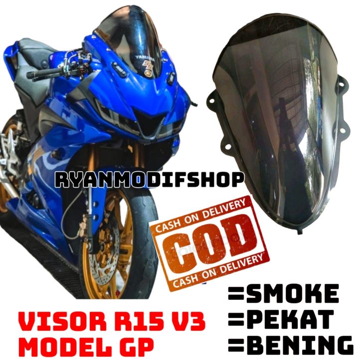 visor yamaha r15 vva r15 v3 all new r15 jenong dan MODEL GP full
