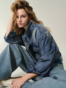 JENDES Womens Vintage Washed Single-Button Loose Casual Short Denim Jacket Autumn New Arrival Cotton 100% Youth Fashion