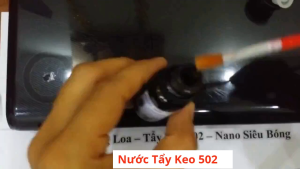 [Loại 1 Tốt Nhấ.t] Nước tẩy keo dán sắt 502 keo UV trên ALU - MICA - KÍNH - NHỰA - INOX -  Tặng Kèm Cọ