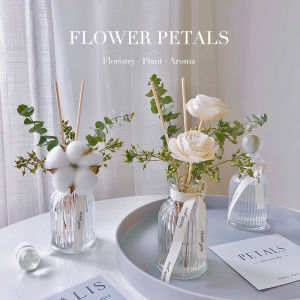 Dry Flower Fragrance Free Home Decor Indoor Magnolia Flower Toilet Bathroom Diffuser Long Lasting No Fire Home Decor Accessories