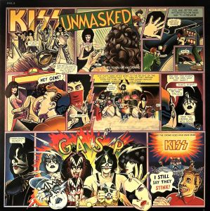 [ แผ่นเสียง Vinyl LP ] Artist : Kiss Album : Unmasked Cover : NM Disc : NM Manufactured : Japan Released : 1980 Price : 2550