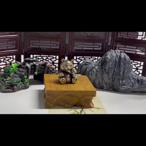2 Chiếc Đồng Nhỏ Hình Tượng Gà Trống & Gà Mái Động Vật Mini Đồ Trang Trí Cho Văn Phòng Để Bàn Nhà Trà Thú Cưng Thủ Công Trang Trí Đồng Tượng Nhỏ