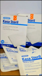 Kasa Steril Onemed Ukuran 16x16 isi 10 pcs
