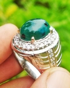 Cincin Batu Natural Bacan Doko 100% Asli Bacan
