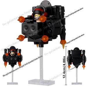 Super Toilet Person DJ Titan TV War Damaged Style Building Blocks