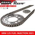XRM 125 FI 2021 Osaki Revo Chain & Sprocket Set [Made Thailand] 14-36 size. 
