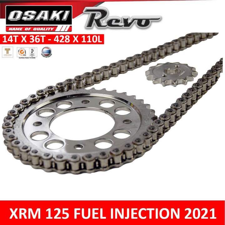 XRM%20125%20FI%202021%20Osaki%20Revo%20Chain%20&%20Sprocket%20Set%20%5BMade%20Thailand%5D%2014-36%20size%20-%20Image%204