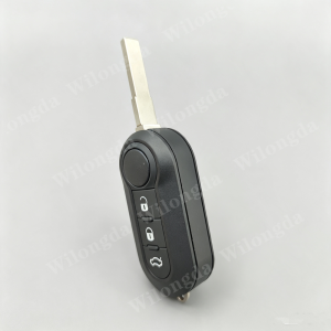 Car Key Fob Case Shell Housing for For Fiat 500 500L Bravo Panda Freemont Punto Ducato Peugeot Boxer Citroen Jumper/buttons Pad