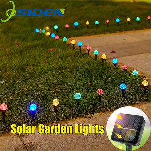 Solar Bubble Ball Lawn Lights Outdoor Garden Pilot Light String for Lawn Patio Camping Birthday Lawn Decor Decoration Lighting