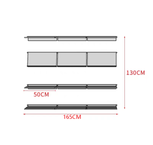 Kệ Trang Trí Treo Tường Inox Hình 1