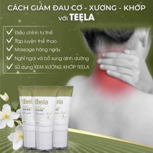 Kem Massage Cơ Xương Khớp Kem Massage Đa Tầng Cơ Xương Khớp Cổ Vai Gáy TEELA dung tích 100ML