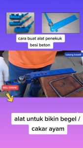 PENEKUK BESI ( UKURAN 4 6 8 10 MM) BETON BUAT KOLOM CAKAR AYAM