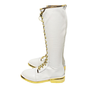 White over Knee Long Tube Boots RUMI Adult Cosplay Shoes KPOP Hunter Devil Girl Team Custom Made Cosplay Accessories